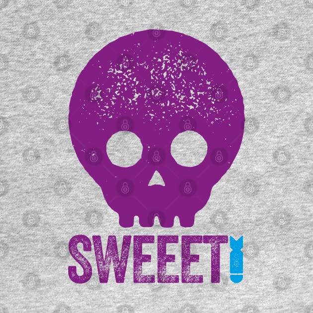 SWEEET! TOTALLY AWESOME SKULL AND TYPE GRAPHIC MOTIF by CliffordHayes